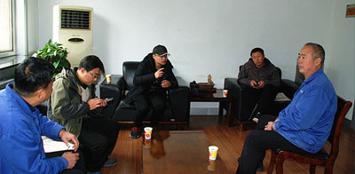 甘肅衛視記者來星火機床公司采訪 甘肅衛視記者來星火機床公司采訪