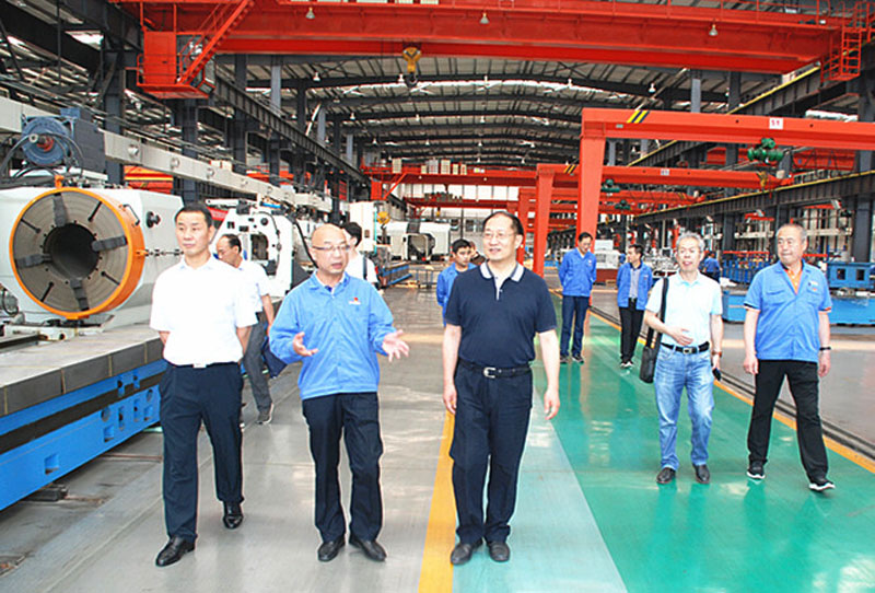 甘肅省政府國資委領導督查星火機床公司混改工作 甘肅省政府國資委領導督查星火機床公司混改工作