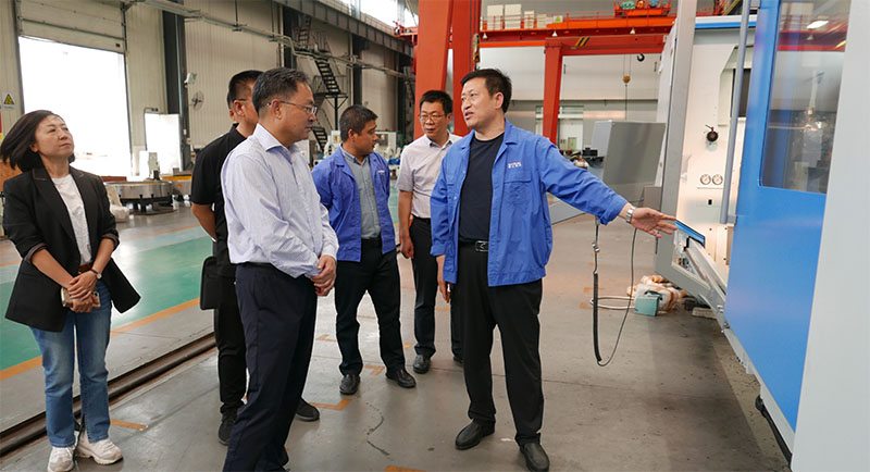 蘭州城市學院領導一行來星火機床公司開展訪企拓崗促就業專項行動