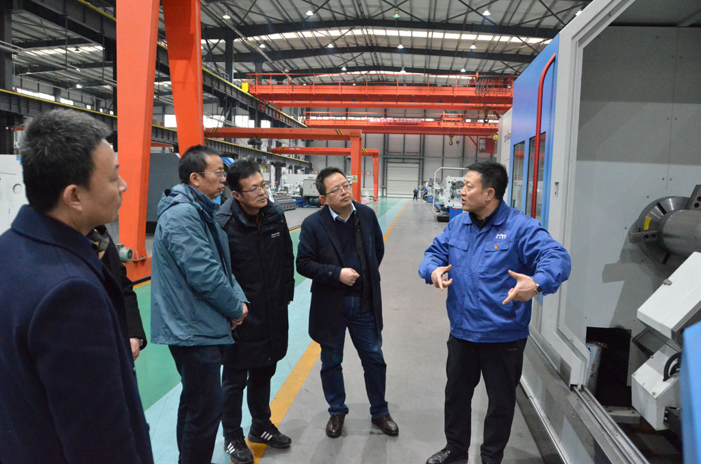 甘肅省工信廳調(diào)研組來星火機床公司調(diào)研