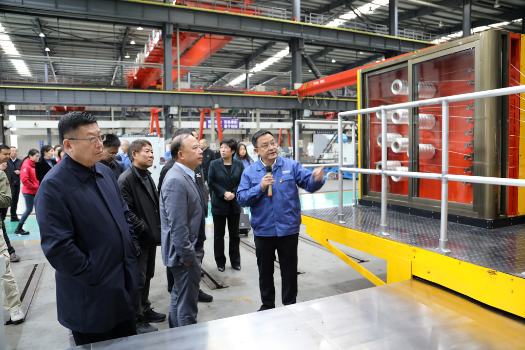 上市公司甘肅投資考察團來星火機床公司考察 上市公司甘肅投資考察團來星火機床公司考察