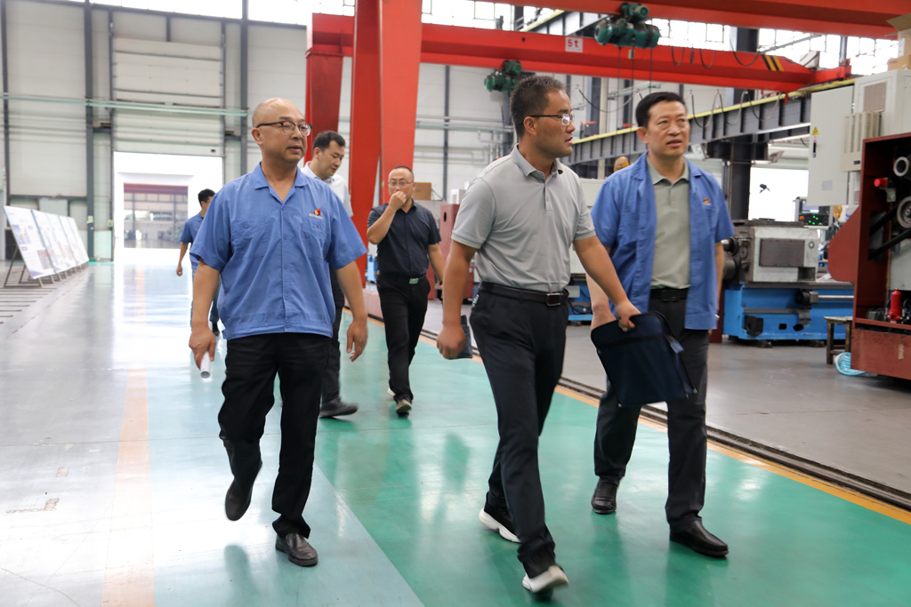 天水市市委人才辦裴育棟一行到公司調研并座談